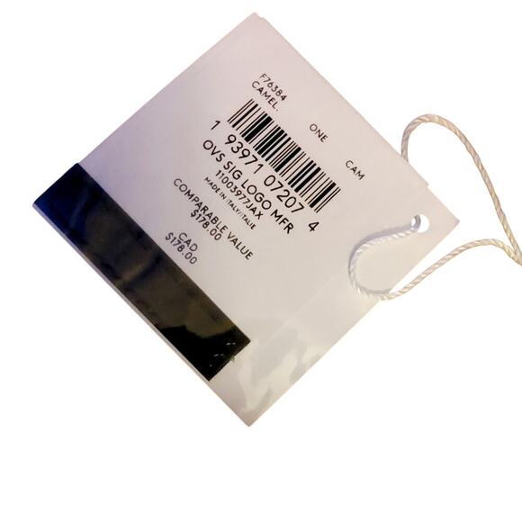 COACH SCARF SIGNATURE OVERSIZED MUFFLER CAMEL TAN ❗️ BESTSELLER❗NEW❗️ - Picture 3 of 3